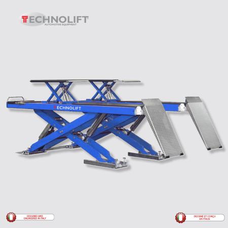 PSR-55C 12,000 lbs. Elévateur électrohydraulique à ciseaux - Bleu