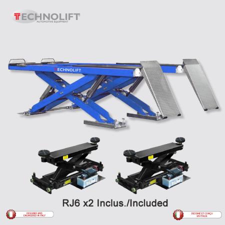 PSR-55C 46RJ 12,000 lbs. Scissor type electro-hydraulic lift - Blue